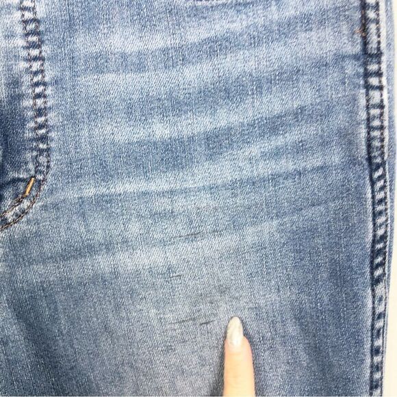 MADEWELL | 10” High Rise Skinny Crop Denim Jeans Medium Blue Women’s Size 27 (4) - Picture 10 of 15